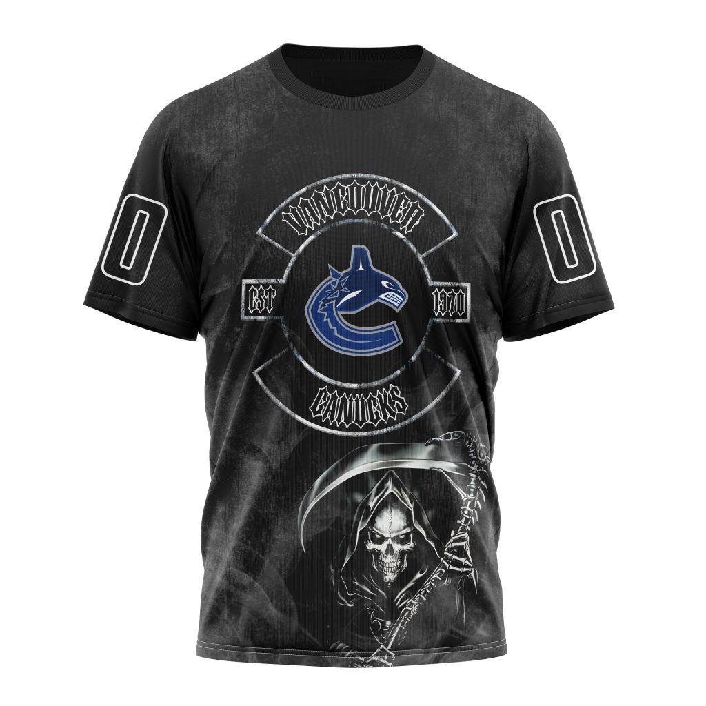 Vancouver Canucks Specialized Kits For Rock Night Personalized Name And Number T-Shirt Oregontrailrvpk Shirt