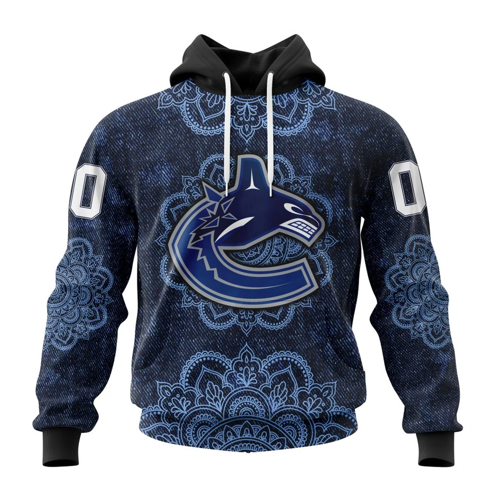 Vancouver Canucks Specialized Mandala All Over Print Hoodie Style 17617