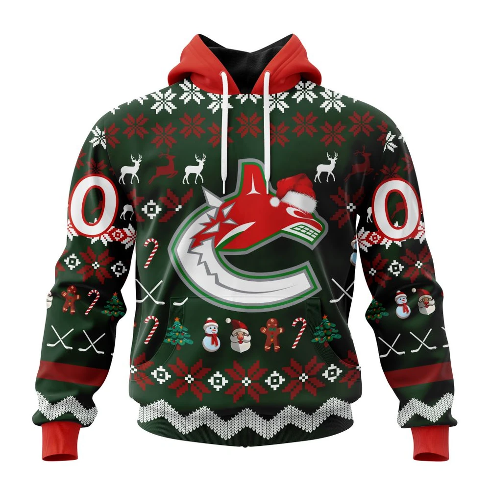Vancouver Canucks Specialized Unisex Christmas Is Coming All Over Print Hoodie Style 38534