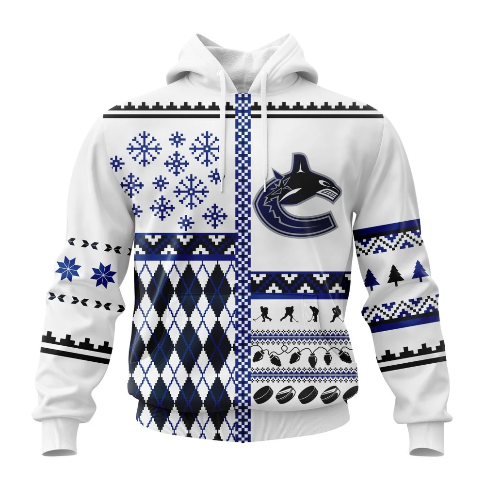 Vancouver Canucks Specialized Unisex Christmas Is Coming All Over Print Hoodie Style 41542