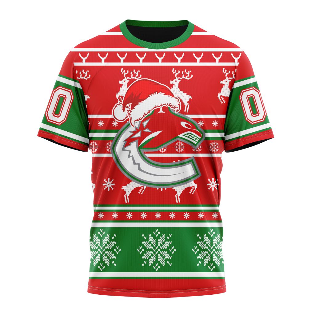 Vancouver Canucks Specialized Unisex Christmas Is Coming Personalized Name And Number T-Shirt Oregontrailrvpk Shirt