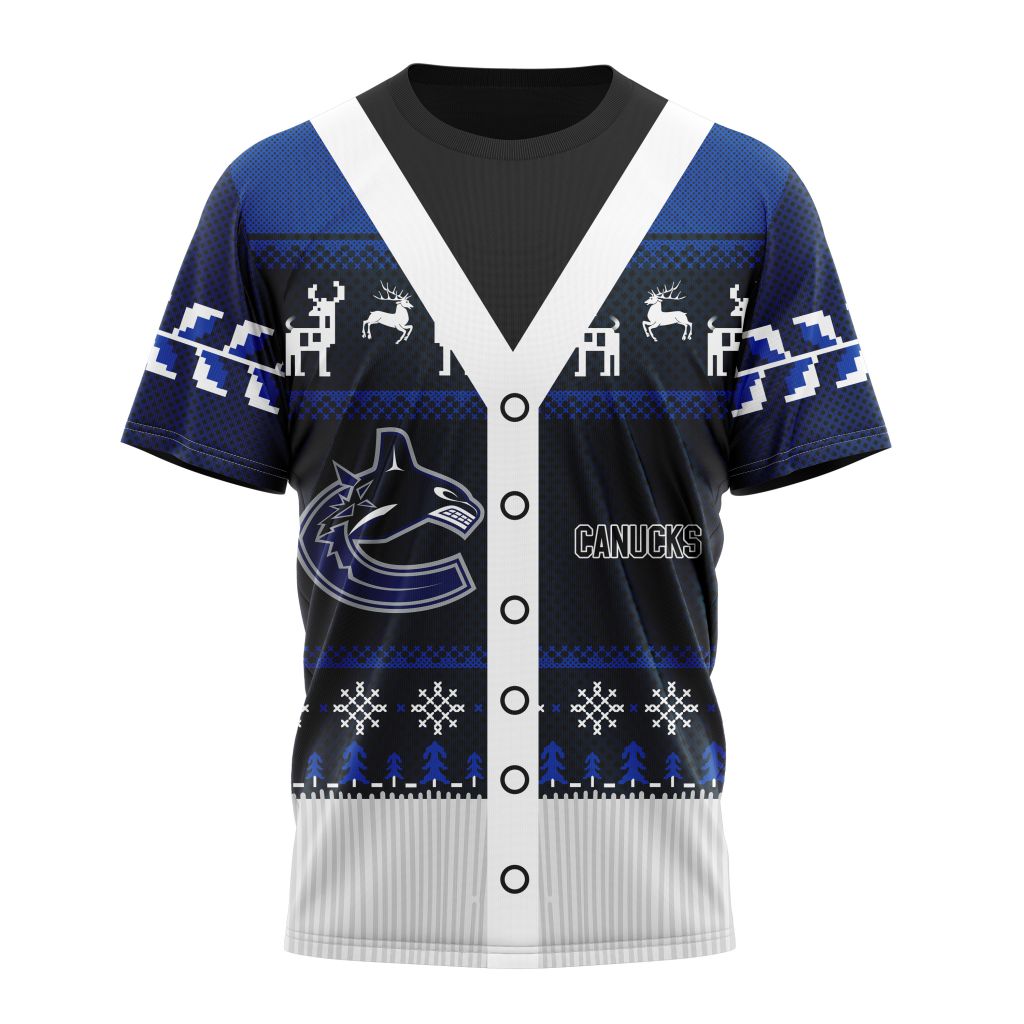 Vancouver Canucks Specialized Unisex Sweater For Chrismas Season Personalized Name And Number T-Shirt Oregontrailrvpk Shirt