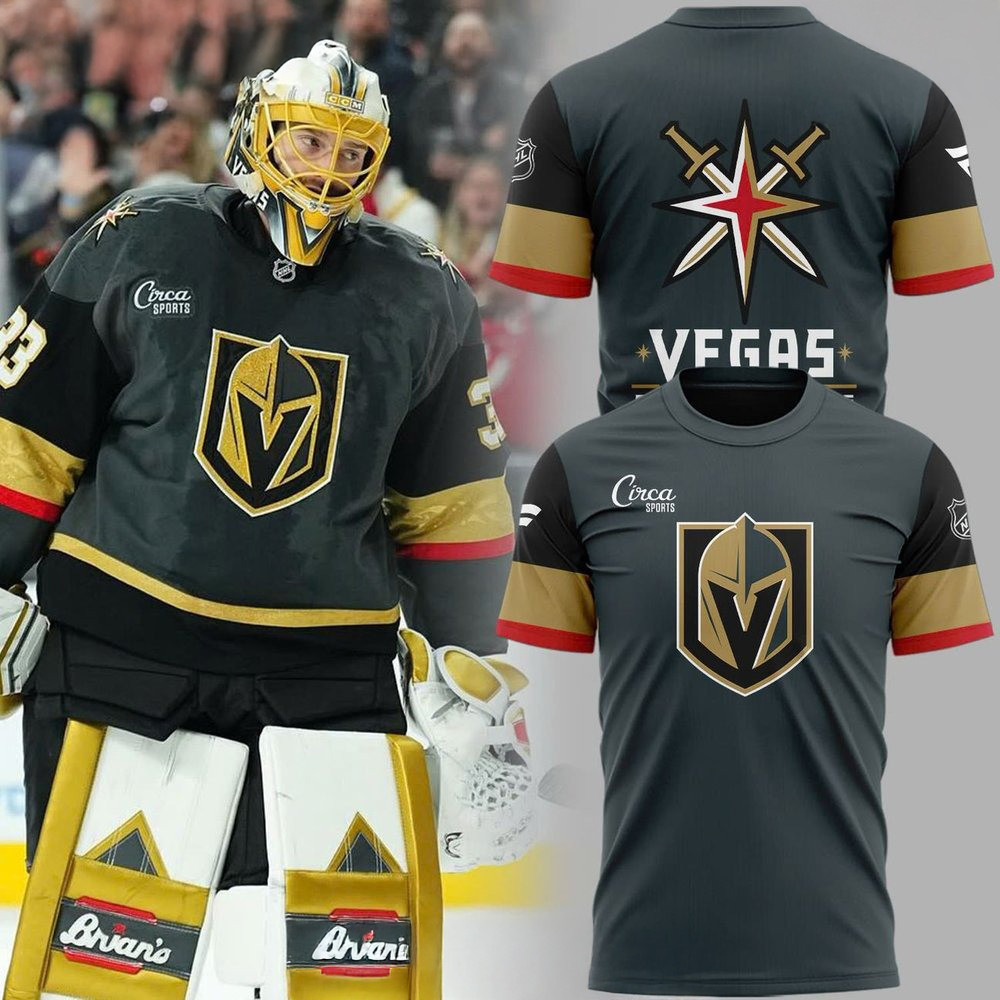 Vegas Golden Knights 2025 Grey T-Shirt Presents For Hockey Lovers Oregontrailrvpk Shirt