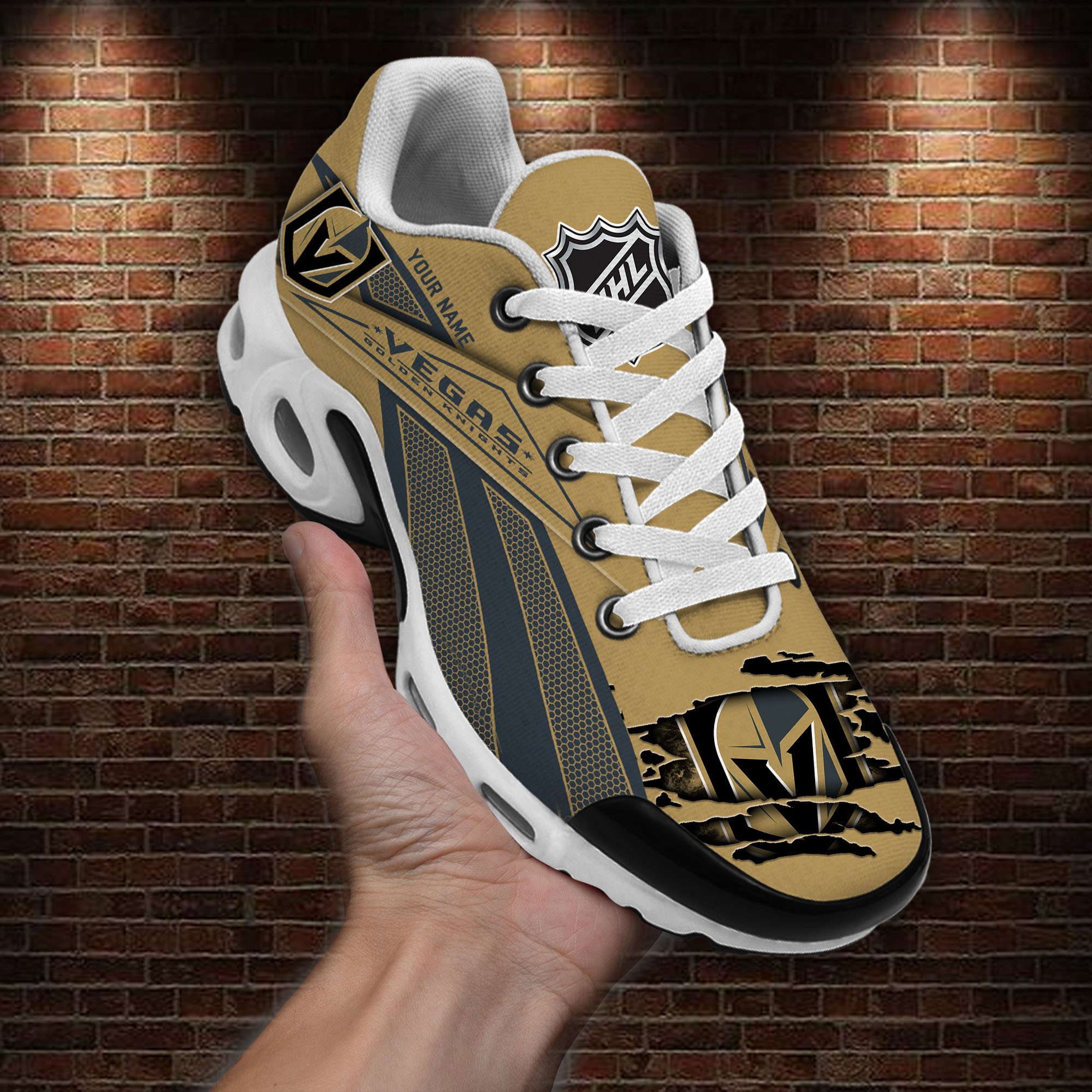 Vegas Golden Knights Air Max Plus Shoes Sneakers For Men And Women