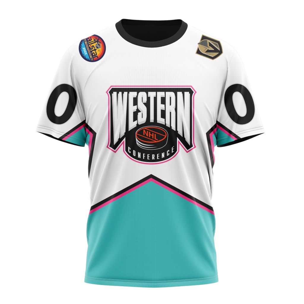 Vegas Golden Knights All-Star Western Conference 2023 Personalized Name And Number T-Shirt Oregontrailrvpk Shirt