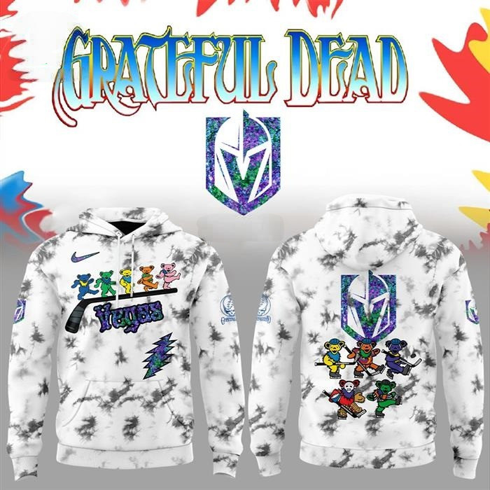 Vegas Golden Knights Grateful Dead Night Hoodie Best Gifts For Hockey Lovers