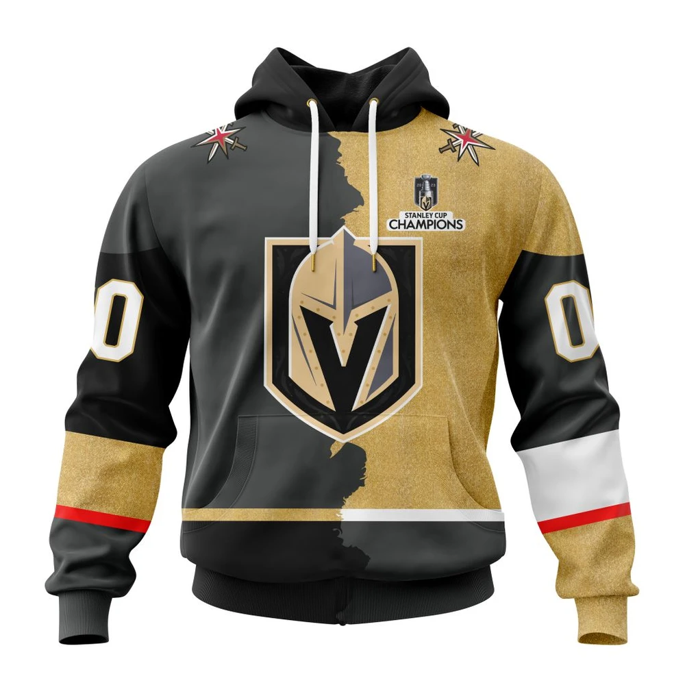 Vegas Golden Knights Personalize Home Mix Away Kits All Over Print Hoodie Style 64851