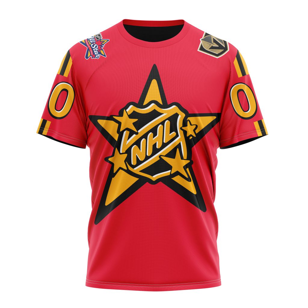 Vegas Golden Knights Personalized 2024 NHL All-Star Game Personalized Name And Number T-Shirt Oregontrailrvpk Shirt