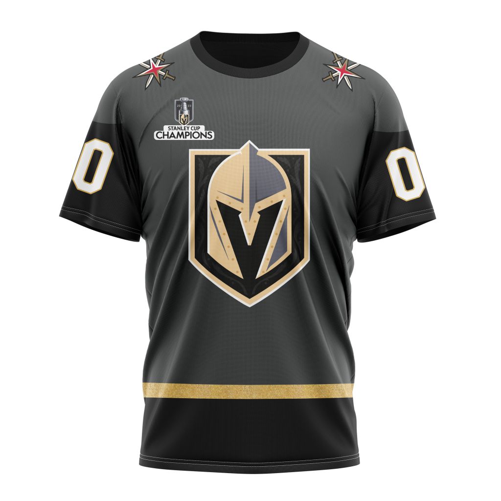 Vegas Golden Knights Personalized Away Kits Personalized Name And Number T-Shirt Oregontrailrvpk Shirt