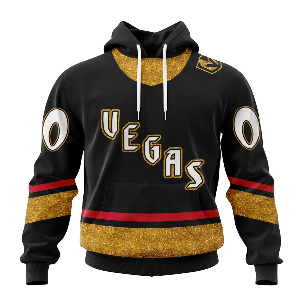 Vegas Golden Knights Reverse Retro Kits All Over Print Hoodie Style 12454