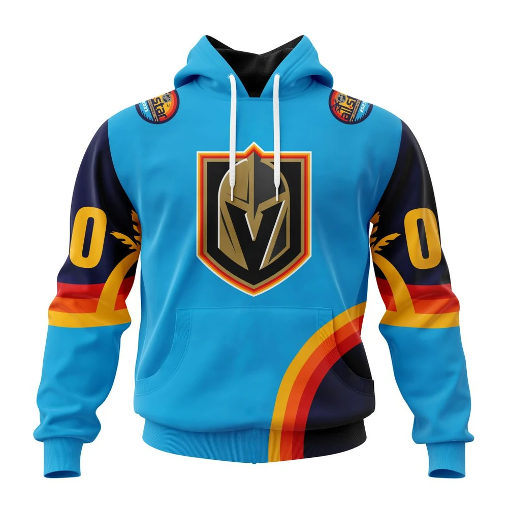 Vegas Golden Knights Special All-Star Game Design With Atlantic Ocean All Over Print Hoodie Style 88939