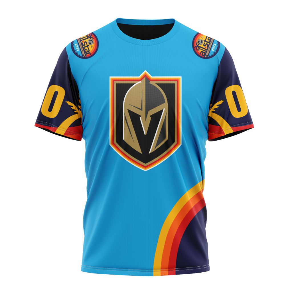 Vegas Golden Knights Special ALL-Star Game Design With Atlantic Ocean Personalized Name And Number T-Shirt Oregontrailrvpk Shirt