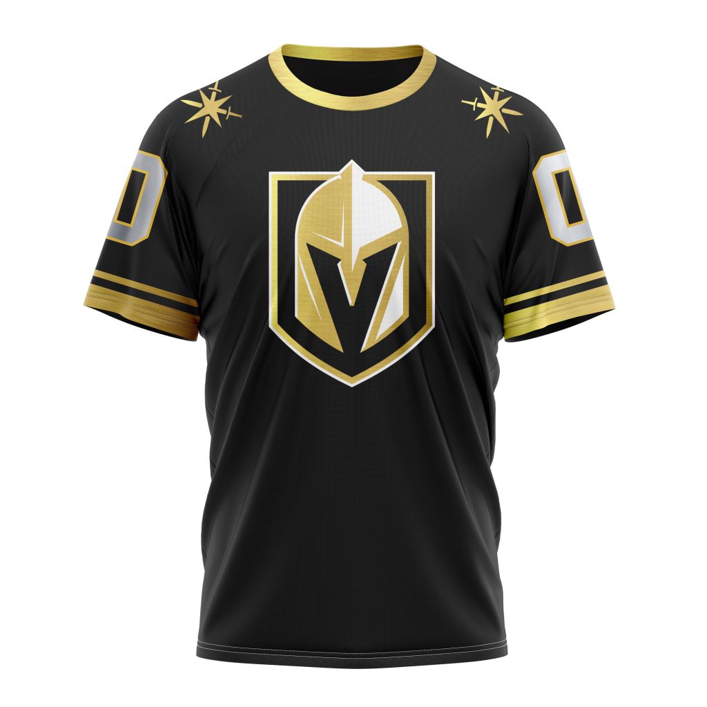Vegas Golden Knights Special Black And Gold Design 01 Personalized Name And Number T-Shirt Oregontrailrvpk Shirt