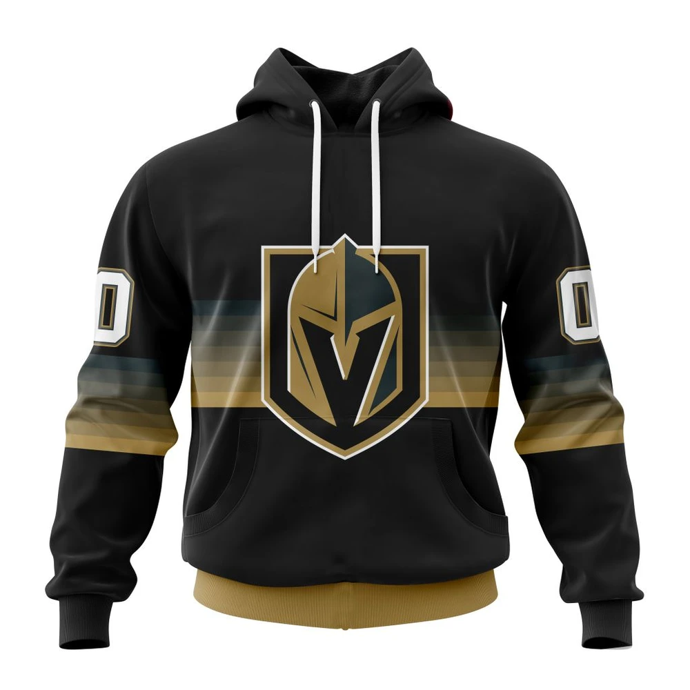 Vegas Golden Knights Special Black And Gradient Design All Over Print Hoodie Style 57169