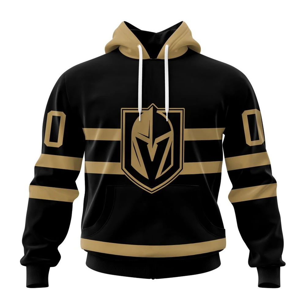 Vegas Golden Knights Special Blackout Design All Over Print Hoodie Style 30991