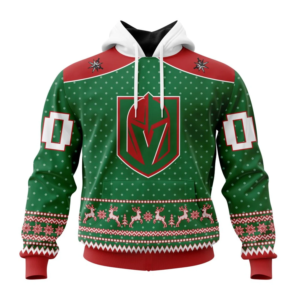 Vegas Golden Knights Special Christmas Apparel All Over Print Hoodie Style 16246