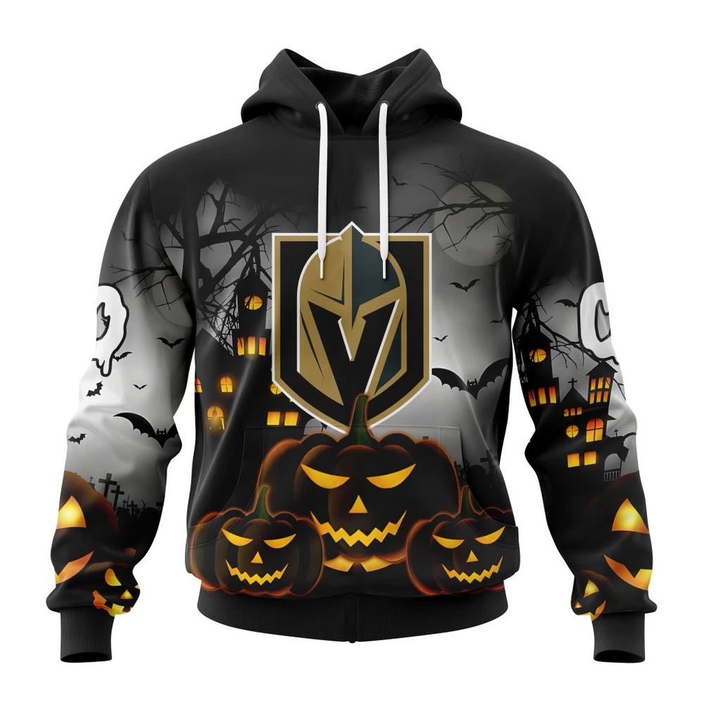 Vegas Golden Knights Special Design For Halloween All Over Print Hoodie Style 87167