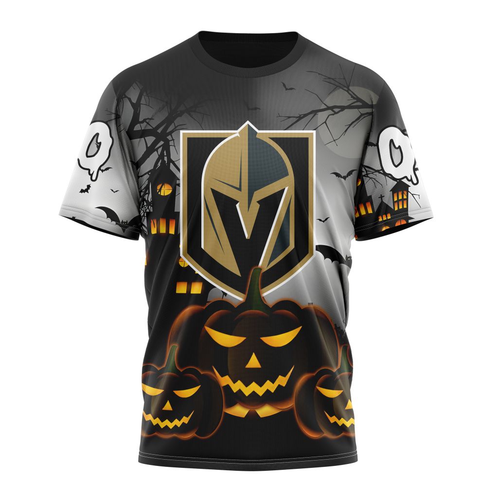 Vegas Golden Knights Special Design For Halloween Personalized Name And Number T-Shirt Oregontrailrvpk Shirt
