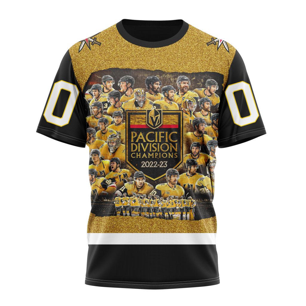 Vegas Golden Knights Special Pacific Division Champions Kits Personalized Name And Number T-Shirt Oregontrailrvpk Shirt