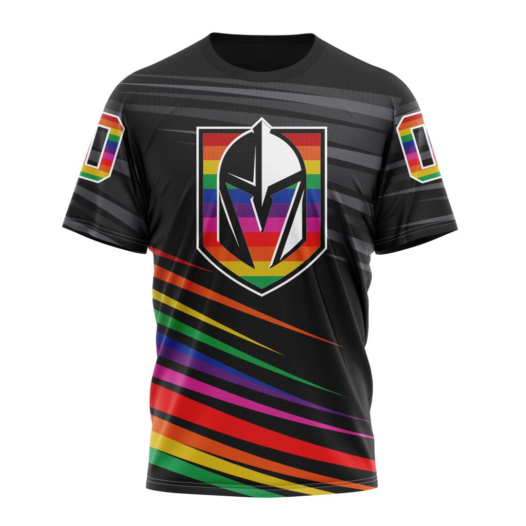 Vegas Golden Knights Special Pride Design Hockey Is For Everyone 01 Personalized Name And Number T-Shirt Oregontrailrvpk Shirt