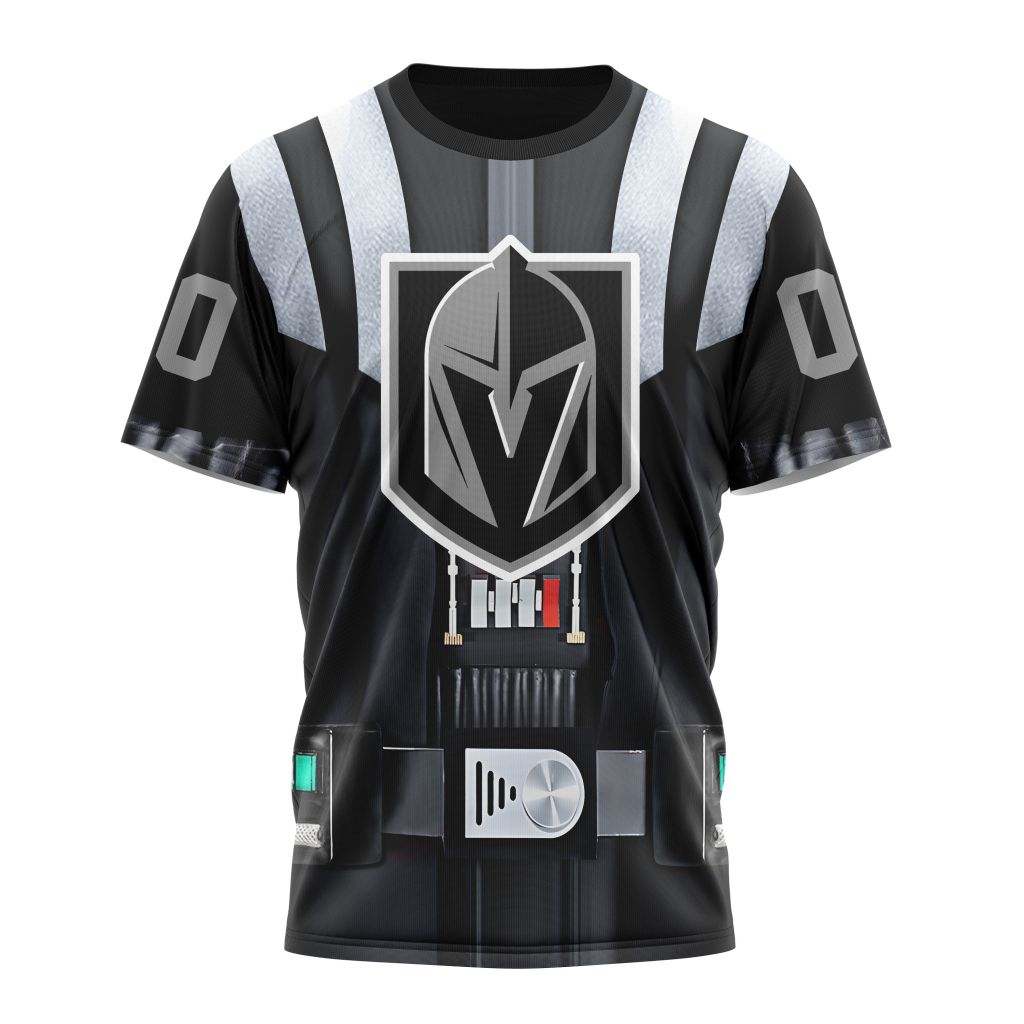 Vegas Golden Knights Special Star Wars Darth Vader Design 01 Personalized Name And Number T-Shirt Oregontrailrvpk Shirt