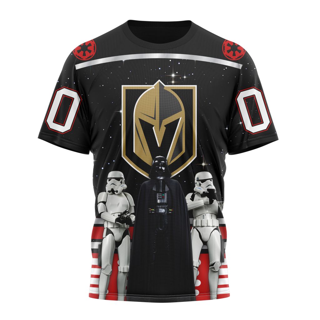 Vegas Golden Knights Special Star Wars Design May The 4th Be With You Personalized Name And Number T-Shirt Oregontrailrvpk Shirt