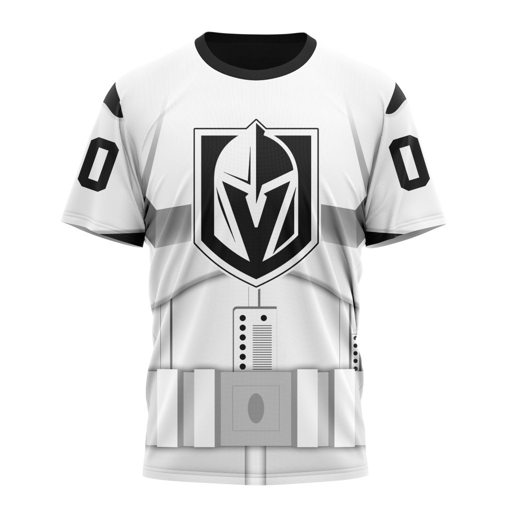 Vegas Golden Knights Special Star Wars Stormtroopers Design Personalized Name And Number T-Shirt Oregontrailrvpk Shirt