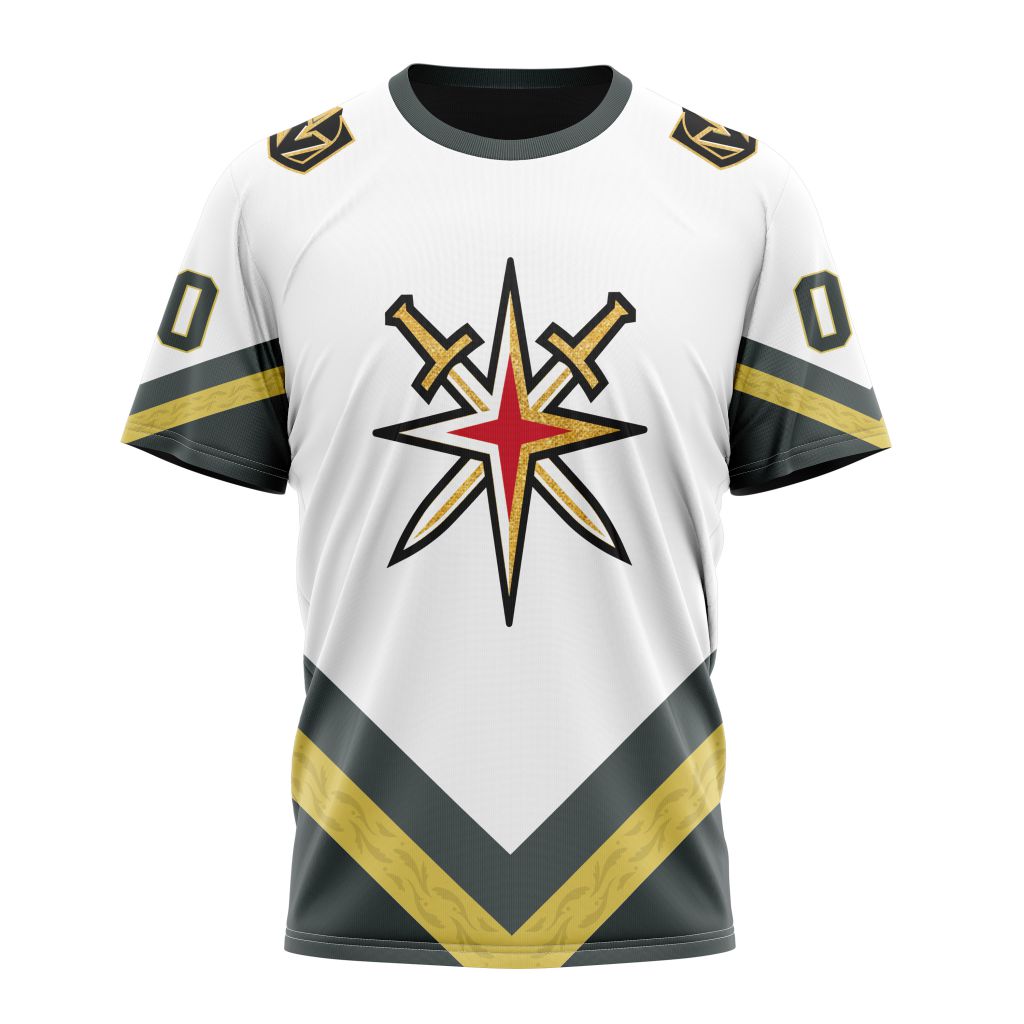 Vegas Golden Knights Special Throwback Design 01 Personalized Name And Number T-Shirt Oregontrailrvpk Shirt