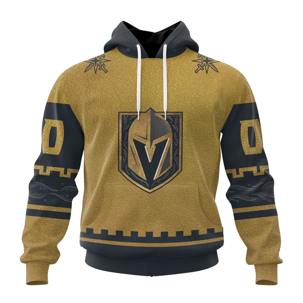 Vegas Golden Knights Special Two-Tone Design All Over Print Hoodie Style 25938