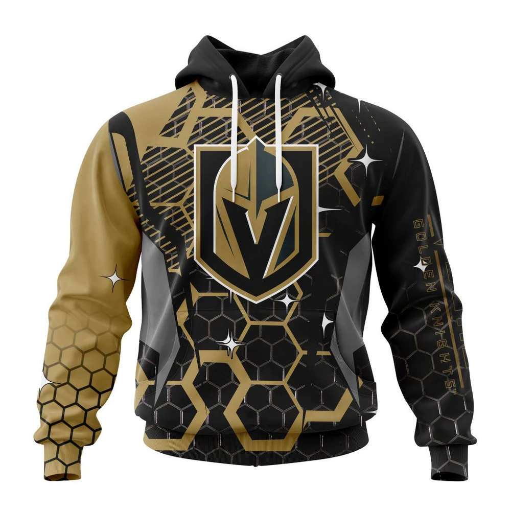 Vegas Golden Knights Specialized Design With Motocross All Over Print Hoodie Style 36571