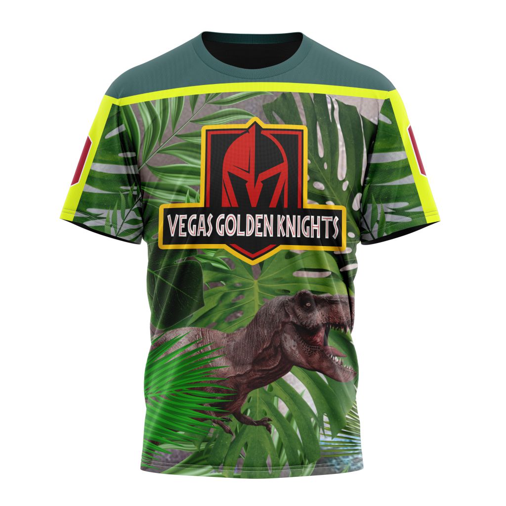 Vegas Golden Knights Specialized Jersey Hockey For Jurassic World Personalized Name And Number T-Shirt Oregontrailrvpk Shirt