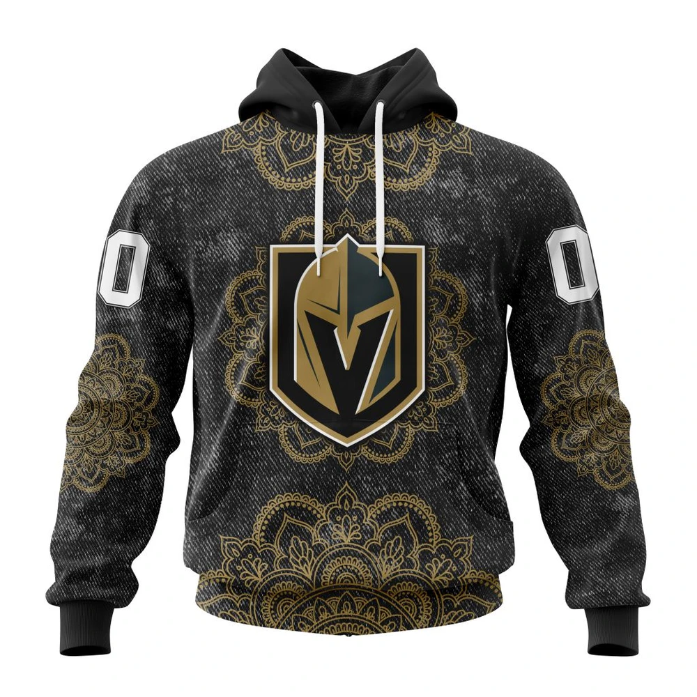 Vegas Golden Knights Specialized Mandala All Over Print Hoodie Style 28809