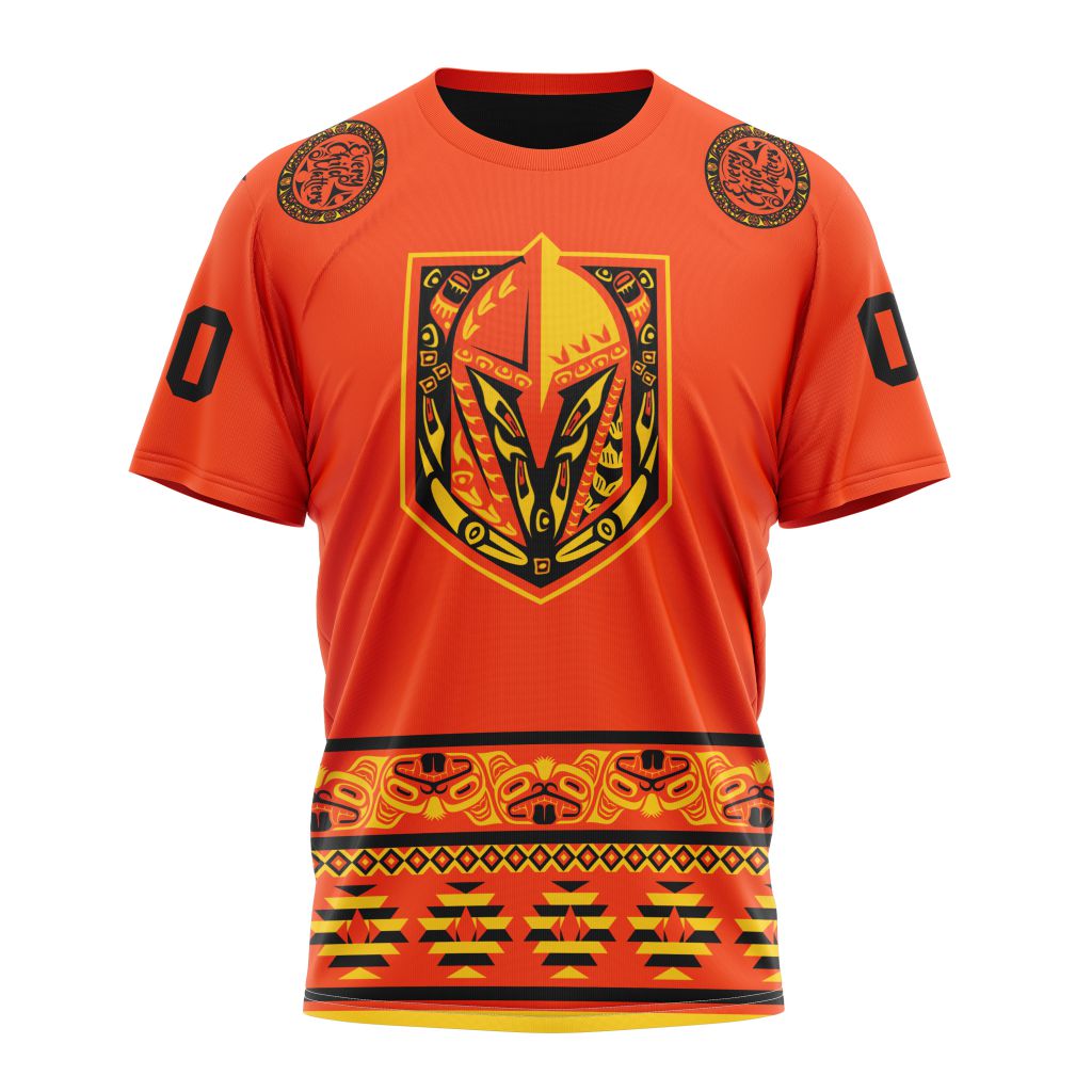 Vegas Golden Knights Specialized National Day For Truth And Reconciliation Personalized Name And Number T-Shirt Oregontrailrvpk Shirt