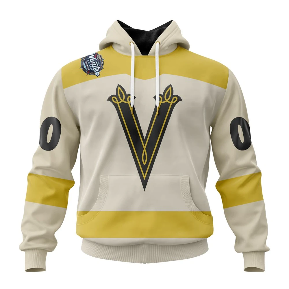 Vegas Golden Knights Winter Classic Customized Kits All Over Print Hoodie Style 21653