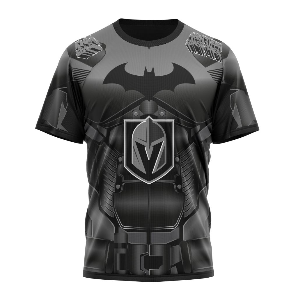 Vegas Golden Knights X Batman Specialized Design For Father Day Personalized Name And Number T-Shirt Oregontrailrvpk Shirt