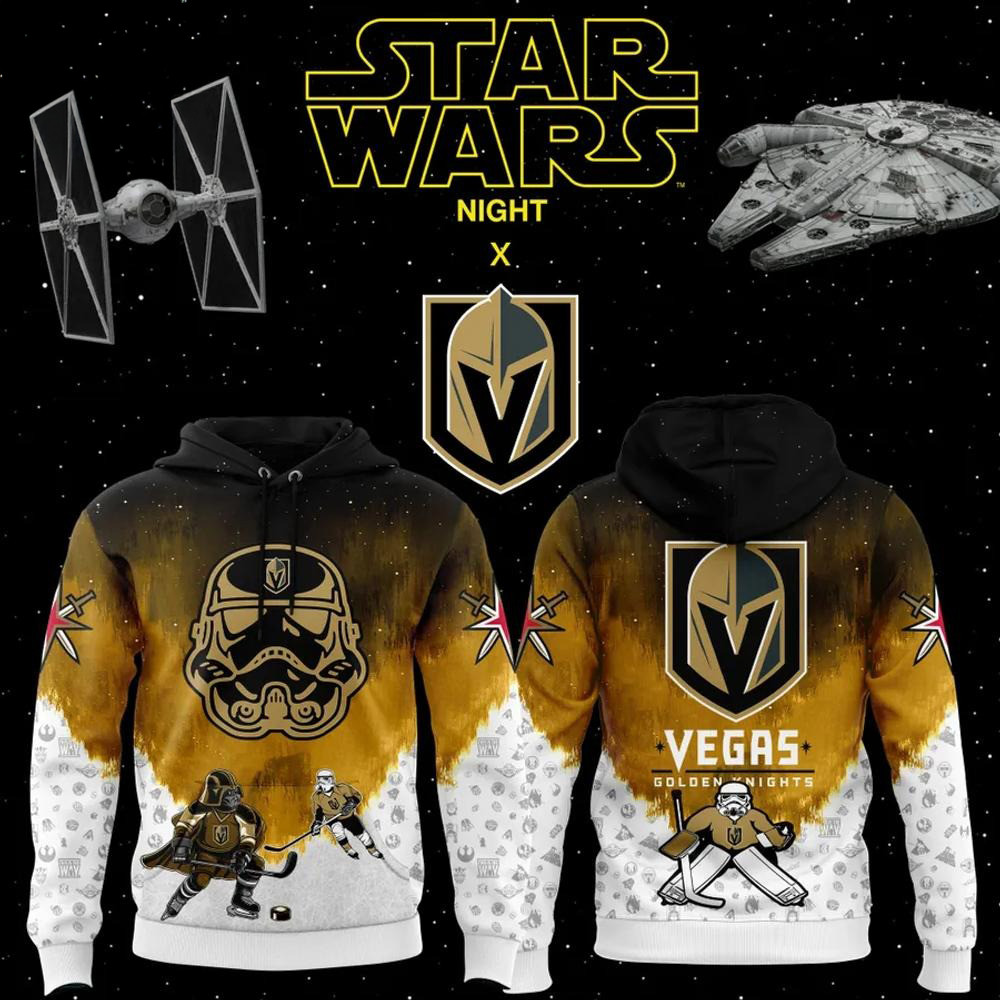Vegas Golden Knights x Star Wars Night Limited Edition Hoodie Best Gifts For Hockey Lovers