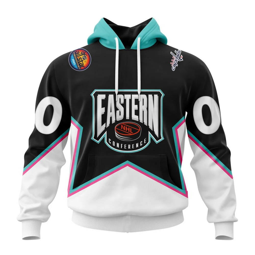 Washington Capitals All-Star Eastern Conference All Over Print Hoodie Style 68831