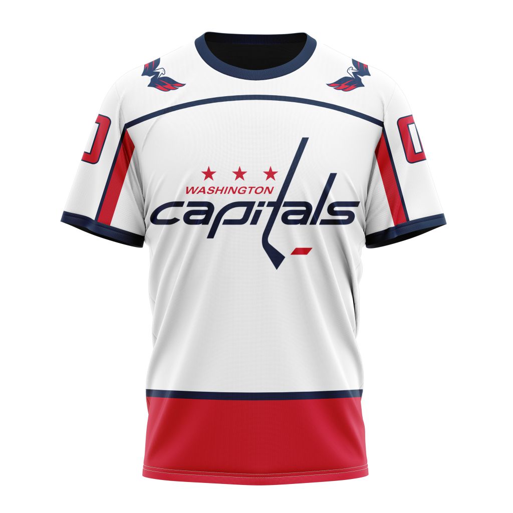 Washington Capitals Away Kits Personalized Name And Number T-Shirt Oregontrailrvpk Shirt