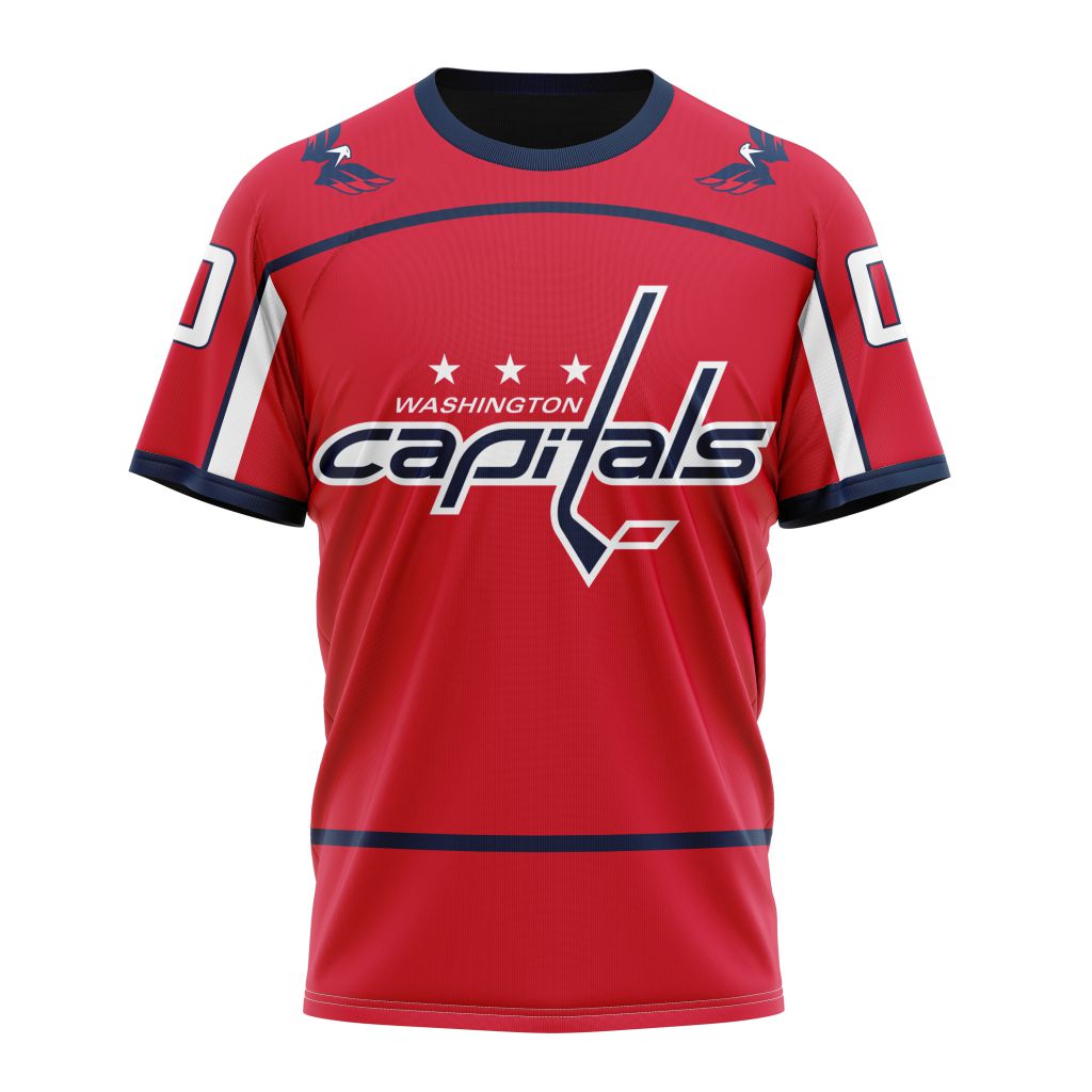 Washington Capitals Home Kits Personalized Name And Number T-Shirt Oregontrailrvpk Shirt