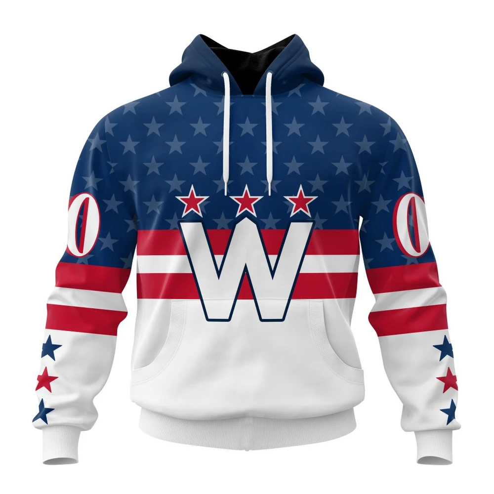 Washington Capitals Personalized Alternate Concepts Kits All Over Print Hoodie Style 63771