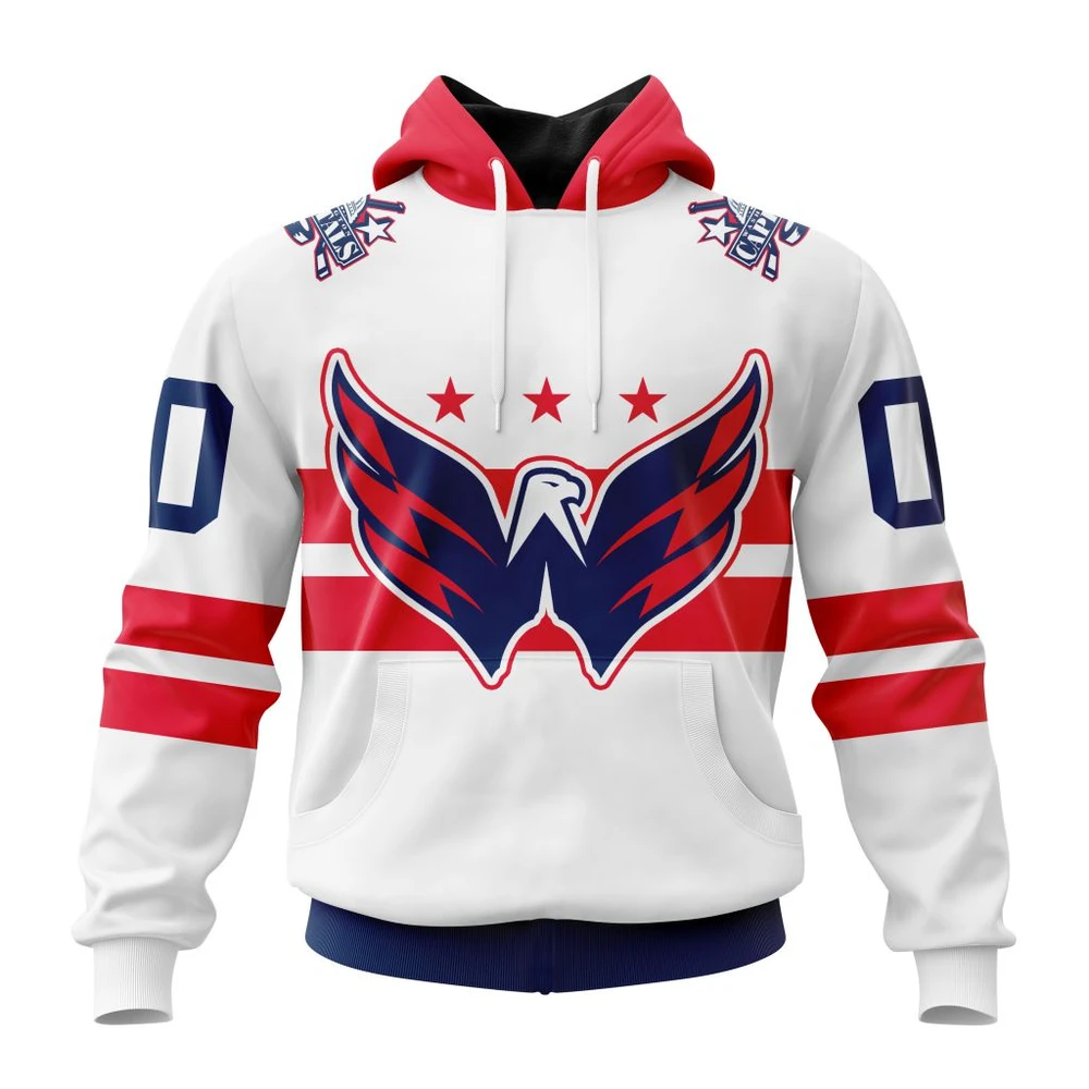 Washington Capitals Special City Connect Design All Over Print Hoodie Style 36219
