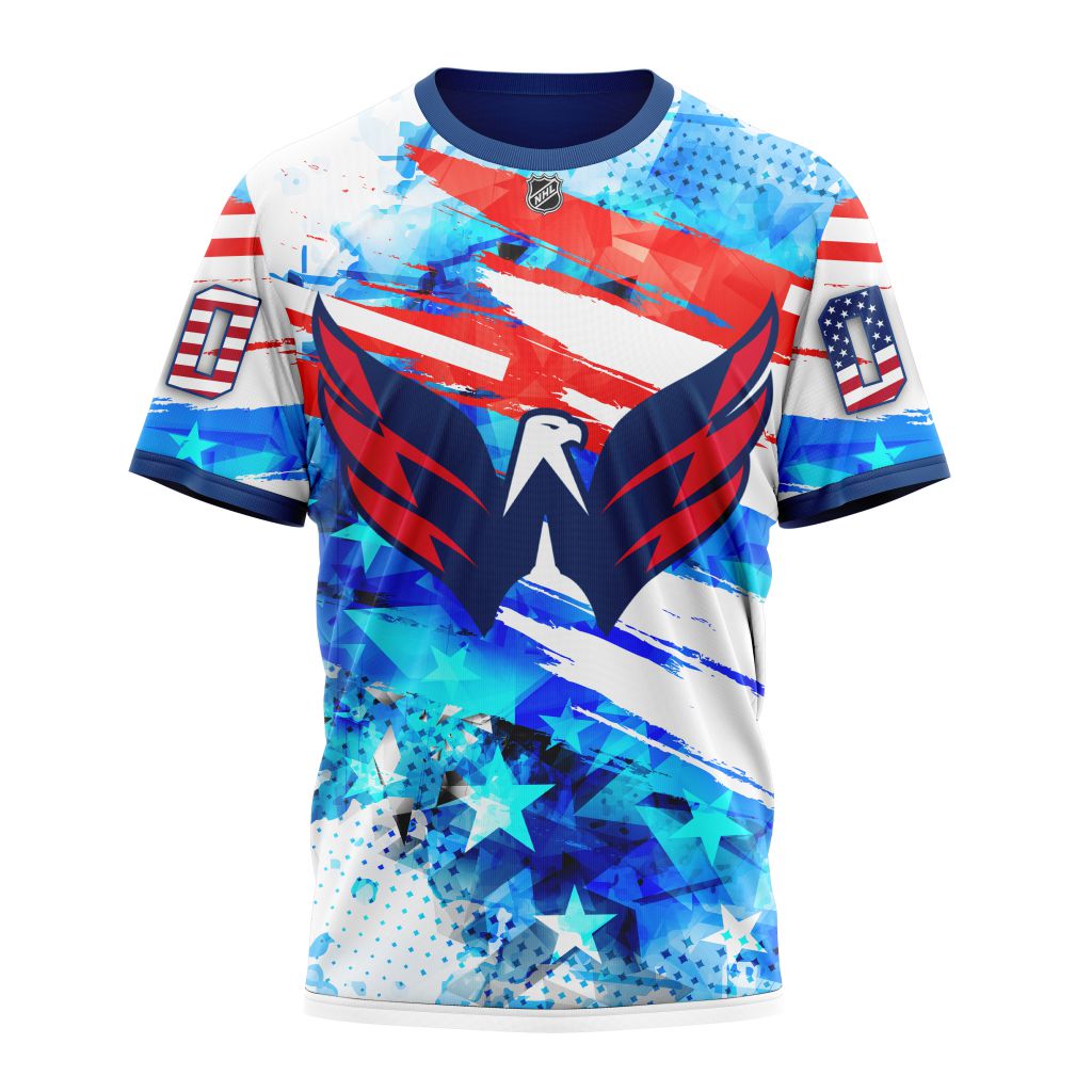 Washington Capitals Special Concept For Independence Day Personalized Name And Number T-Shirt Oregontrailrvpk Shirt