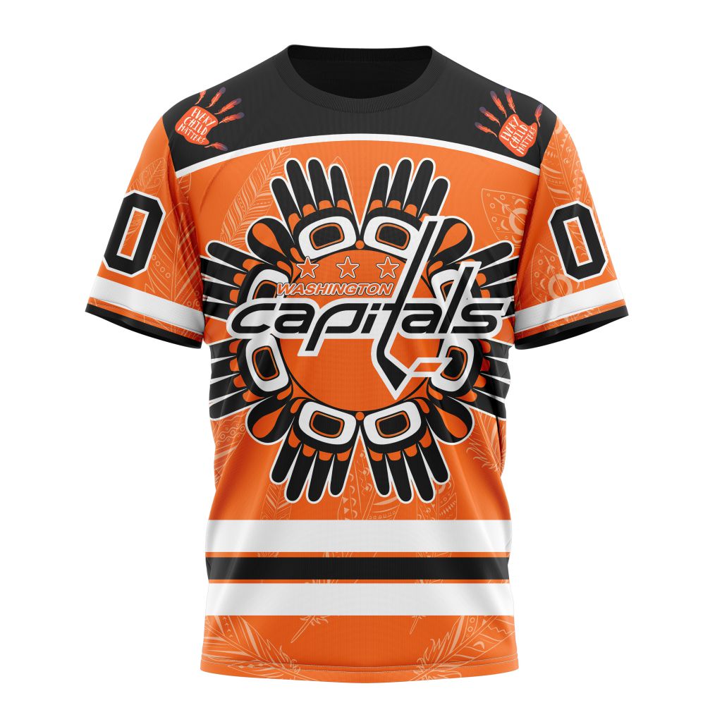 Washington Capitals Special National Day For Truth And Reconciliation Design 01 Personalized Name And Number T-Shirt Oregontrailrvpk Shirt