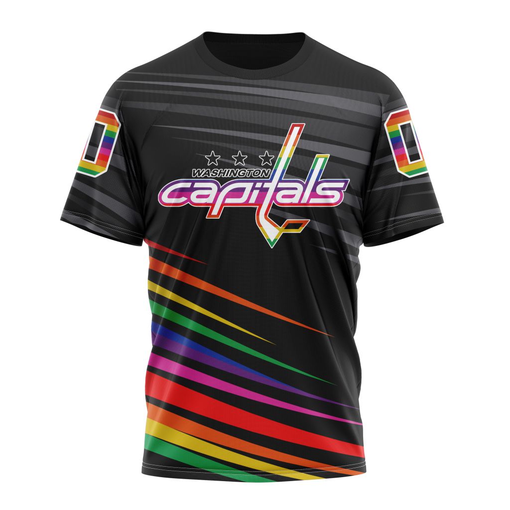 Washington Capitals Special Pride Design Hockey Is For Everyone 01 Personalized Name And Number T-Shirt Oregontrailrvpk Shirt