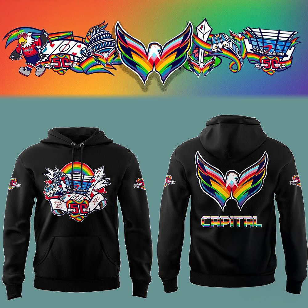 Washington Capitals Special Pride Night Hoodie Gifts For Hockey Fan