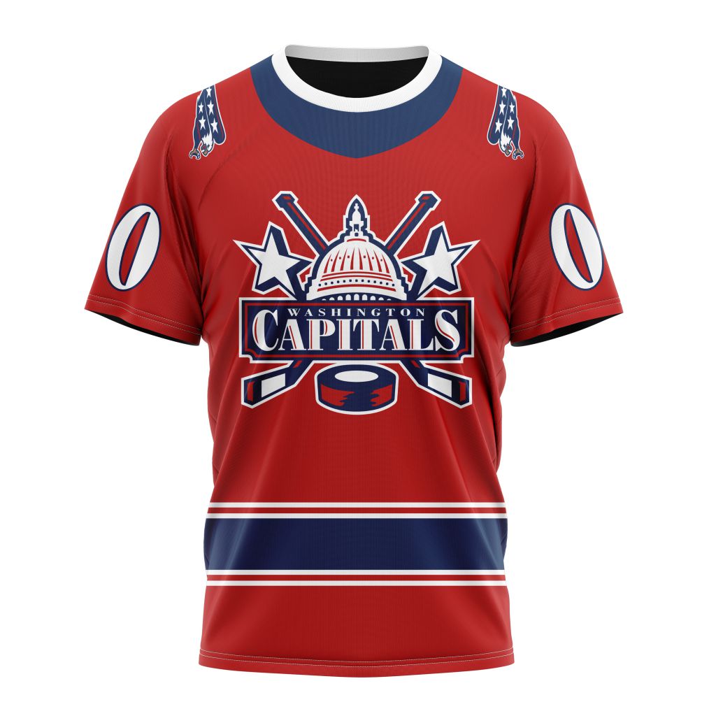 Washington Capitals Special Reverse Retro Redesign Personalized Name And Number T-Shirt Oregontrailrvpk Shirt