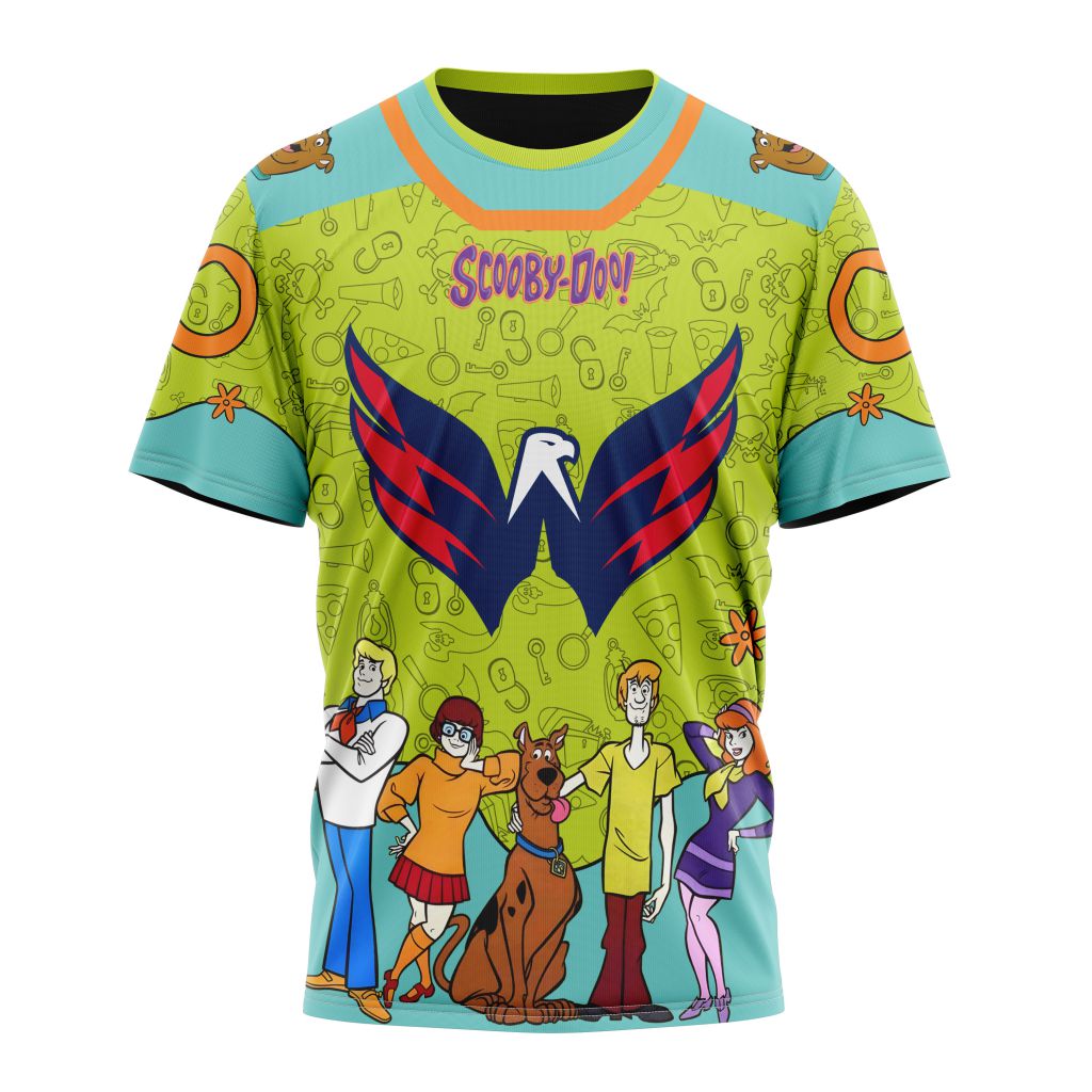 Washington Capitals Special Scooby Doo Design 01 Personalized Name And Number T-Shirt Oregontrailrvpk Shirt
