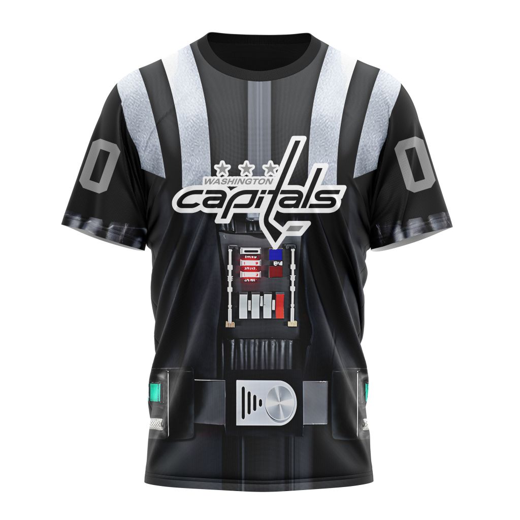 Washington Capitals Special Star Wars Darth Vader Design 01 Personalized Name And Number T-Shirt Oregontrailrvpk Shirt