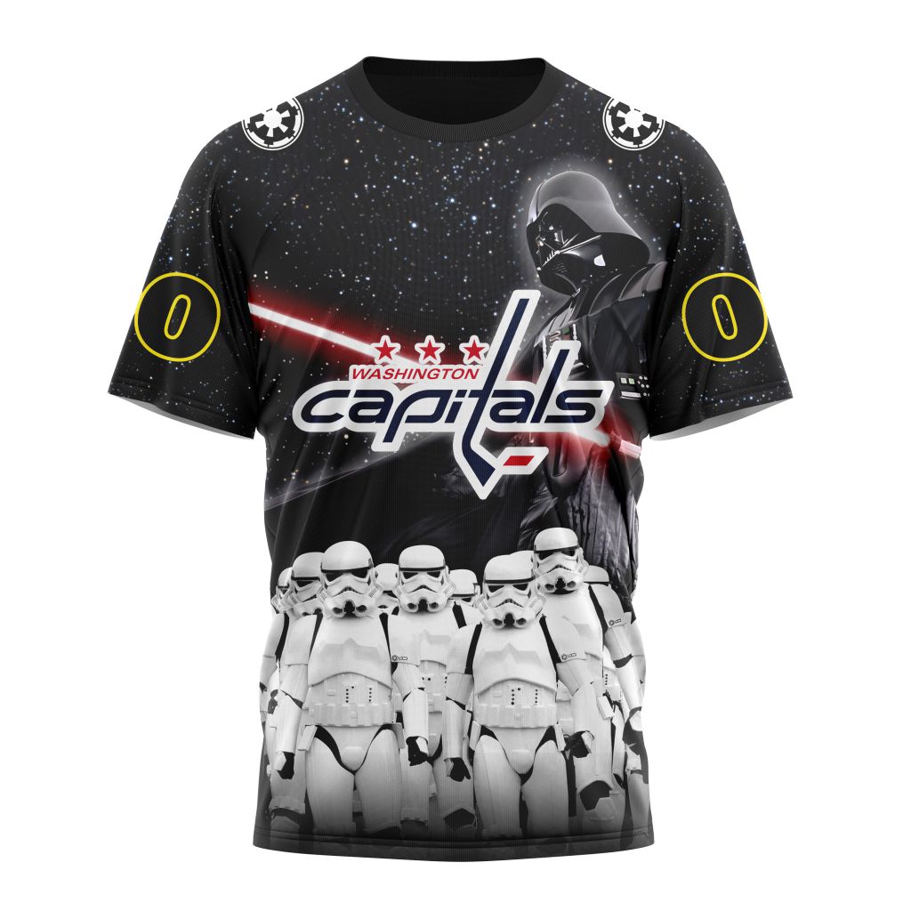 Washington Capitals Special Star Wars Design 03 Personalized Name And Number T-Shirt Oregontrailrvpk Shirt