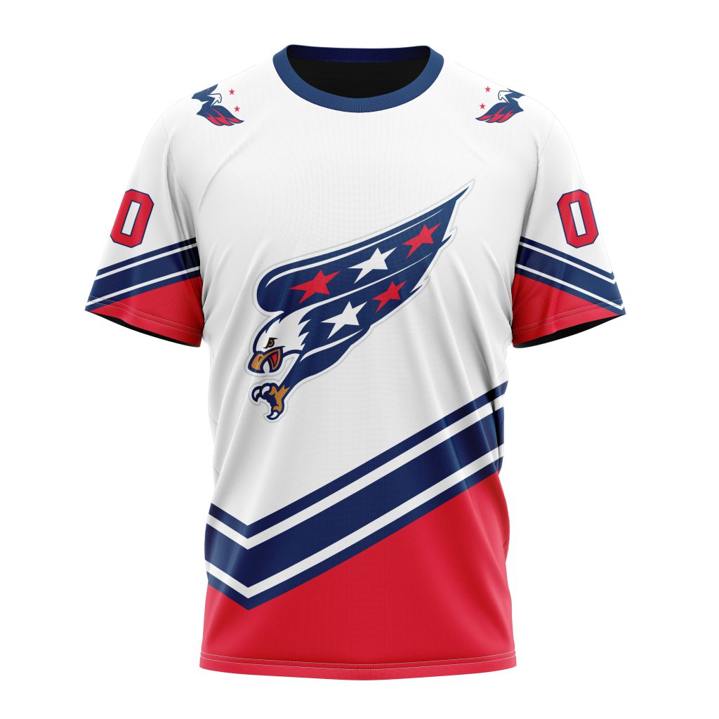 Washington Capitals Special Throwback Design 01 Personalized Name And Number T-Shirt Oregontrailrvpk Shirt